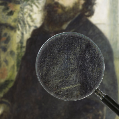 Claude Monet Pierre-Auguste Renoir par4 quadro stampato su tela