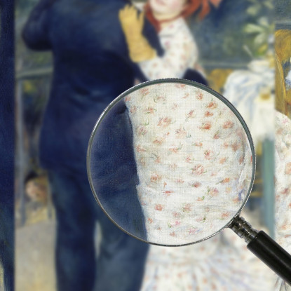 Danza In Campagna Pierre-Auguste Renoir par6 quadro stampato su tela