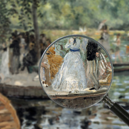 La Grenouillère Pierre-Auguste Renoir par12 quadro stampato su tela