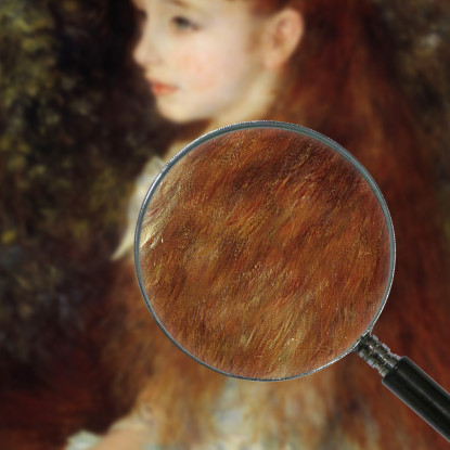 Ritratto Di Mademoiselle Irène Cahen D'Anvers Pierre-Auguste Renoir par21 quadro stampato su tela