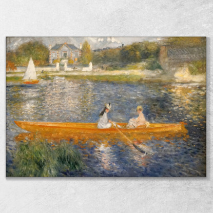 Lo Skiff Pierre-Auguste Renoir par27 quadro stampato su tela