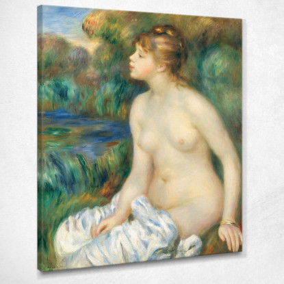 Bagnante 1891 Pierre-Auguste Renoir par38 quadro stampato su tela