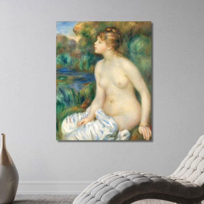 Bagnante 1891 Pierre-Auguste Renoir par38 quadro stampato su tela