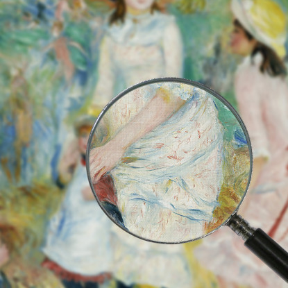 Bambini In Riva Al Mare Guernsey 1883 Pierre-Auguste Renoir par46 quadro stampato su tela