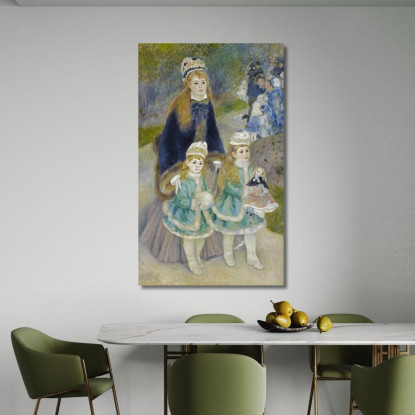 La Passeggiata Pierre-Auguste Renoir par60 quadro stampato su tela