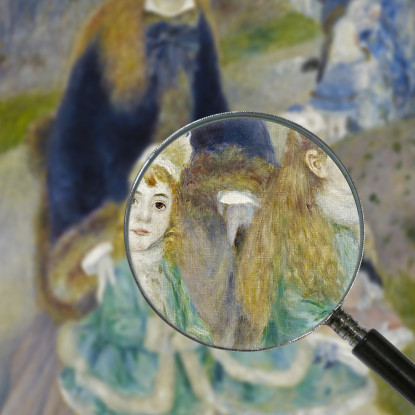 La Passeggiata Pierre-Auguste Renoir par60 quadro stampato su tela