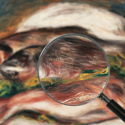 Pesce 1917 Pierre-Auguste Renoir par65 quadro stampato su tela