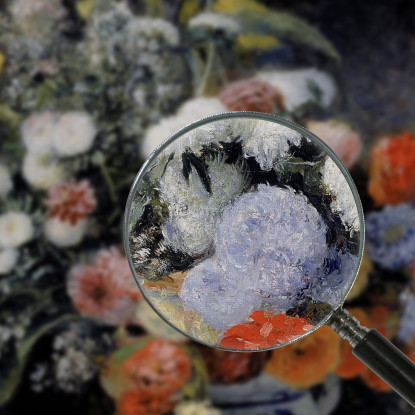 Fiori Misti In Vaso Di Terracotta 1869 Pierre-Auguste Renoir par69 quadro stampato su tela