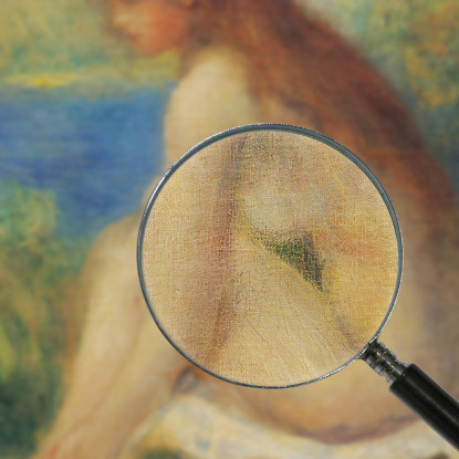 Seduta Nuda Della Donna Pierre-Auguste Renoir par72 quadro stampato su tela