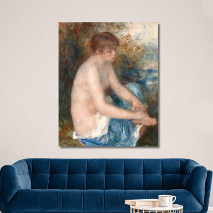 Piccolo Non Blu Pierre-Auguste Renoir par77 quadro stampato su tela