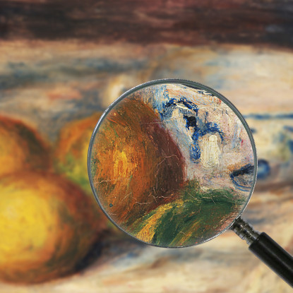 Natura Morta Con Limoni E Tazza 1910 Pierre-Auguste Renoir par104 quadro stampato su tela