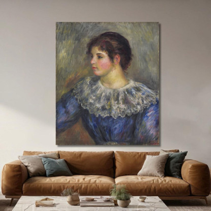 Studio Di Una Donna Pierre-Auguste Renoir par124 quadro stampato su tela