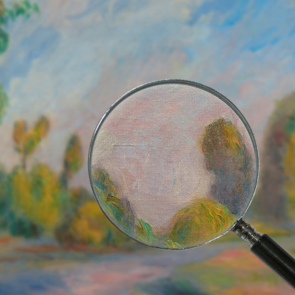 Lungo Il Fiume Pierre-Auguste Renoir par148 quadro stampato su tela