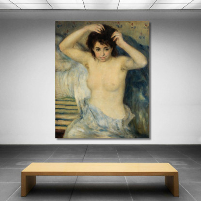 Prima Del Bagno Avant Le Bain Pierre-Auguste Renoir par164 quadro stampato su tela
