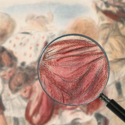 Bambini Che Giocano A Palla Pierre-Auguste Renoir par183 quadro stampato su tela