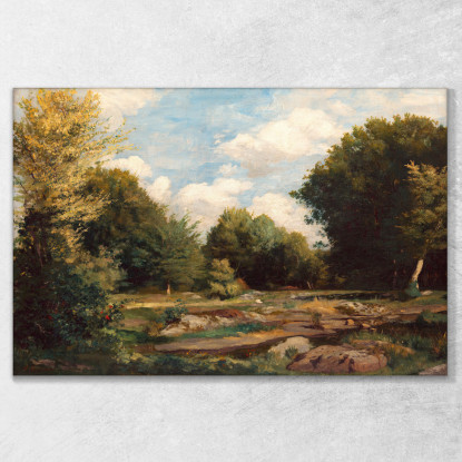 Radura Nel Bosco Pierre-Auguste Renoir par189 quadro stampato su tela
