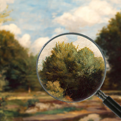 Radura Nel Bosco Pierre-Auguste Renoir par189 quadro stampato su tela