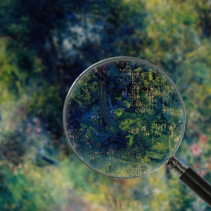 Giardino Pierre-Auguste Renoir par235 quadro stampato su tela