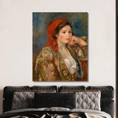 Ragazza Con Una Giacca Spagnola Pierre-Auguste Renoir par240 quadro stampato su tela