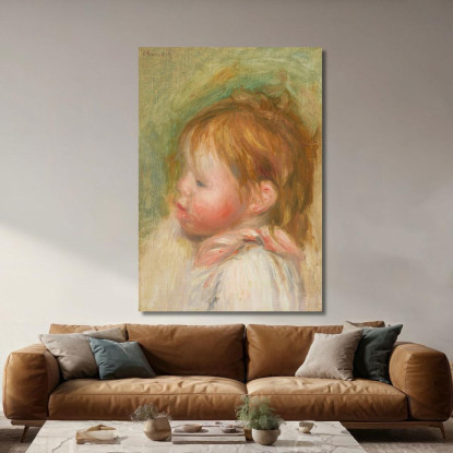 Jean Renoir Da Bambino Pierre-Auguste Renoir par262 quadro stampato su tela