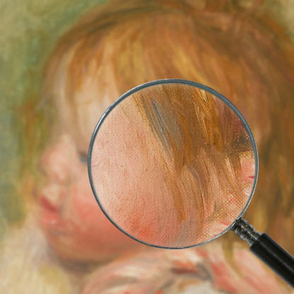 Jean Renoir Da Bambino Pierre-Auguste Renoir par262 quadro stampato su tela