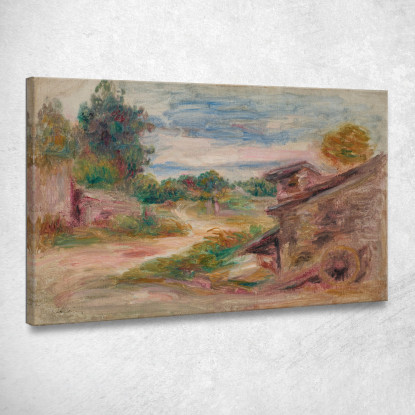Il Sentiero Del Villaggio Pierre-Auguste Renoir par310 quadro stampato su tela