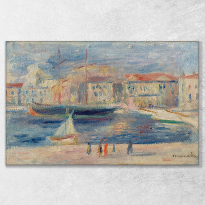 Il Porto Di Saint-Tropez Pierre-Auguste Renoir par316 quadro stampato su tela