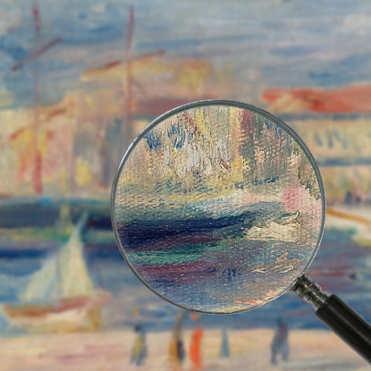 Il Porto Di Saint-Tropez Pierre-Auguste Renoir par316 quadro stampato su tela