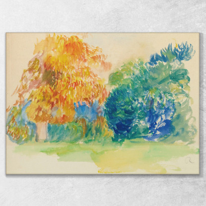 Alberi Pierre-Auguste Renoir par321 quadro stampato su tela