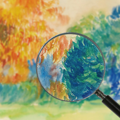 Alberi Pierre-Auguste Renoir par321 quadro stampato su tela