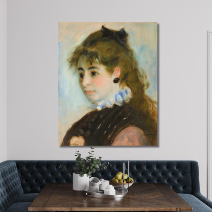 Madame Henriot 2 Pierre-Auguste Renoir par334 quadro stampato su tela