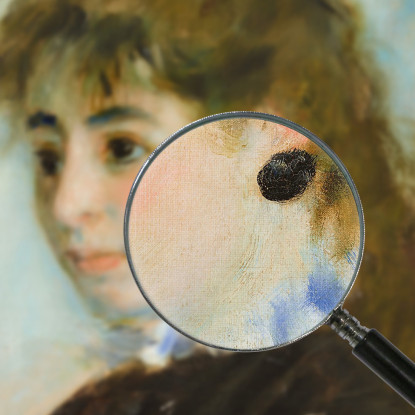 Madame Henriot 2 Pierre-Auguste Renoir par334 quadro stampato su tela