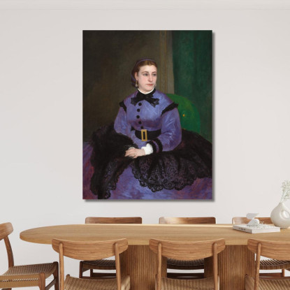 La Signorina Sicot Pierre-Auguste Renoir par340 quadro stampato su tela