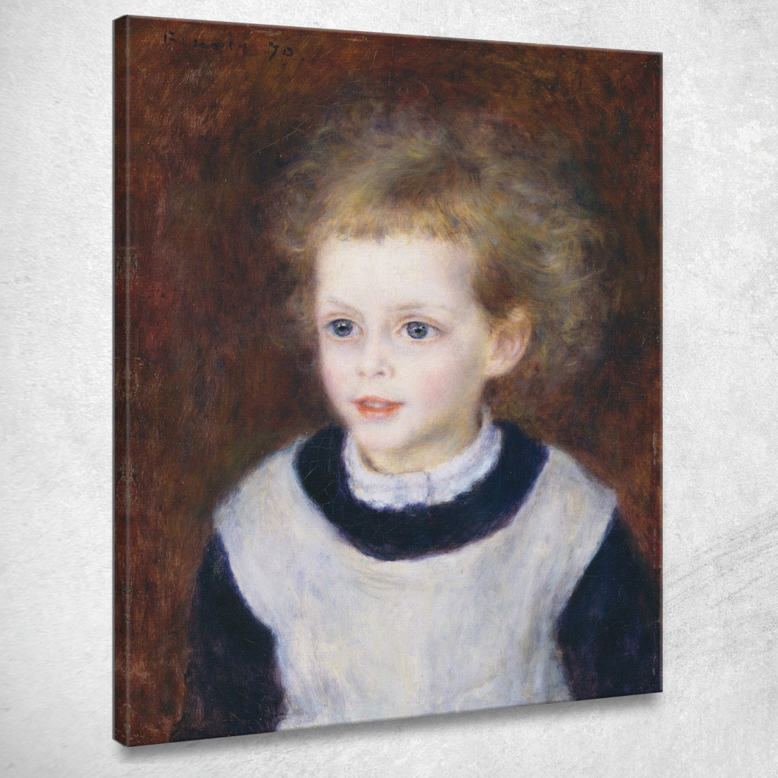 Marguerite-Thérèse Margot Berard Pierre-Auguste Renoir par342 quadro stampato su tela