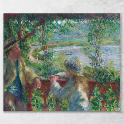 Vicino Al Lago Pierre-Auguste Renoir par356 quadro stampato su tela