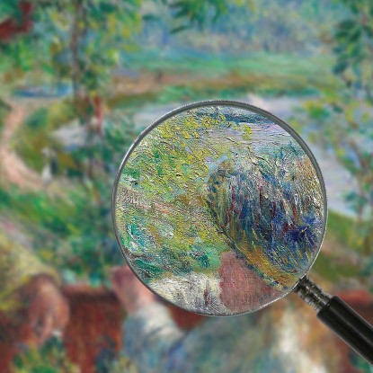 Vicino Al Lago Pierre-Auguste Renoir par356 quadro stampato su tela