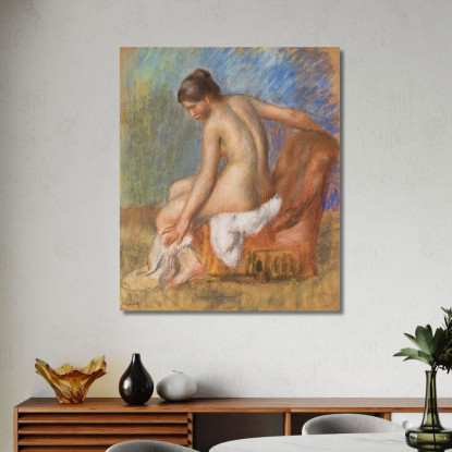 Nudo Sulla Sedia Pierre-Auguste Renoir par361 quadro stampato su tela