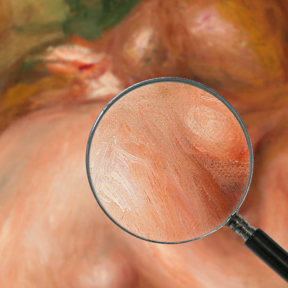 Torso Nudo Di Giovane Ragazza Pierre-Auguste Renoir par365 quadro stampato su tela