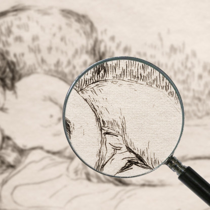 Donna Nuda Sdraiata Pierre-Auguste Renoir par369 quadro stampato su tela