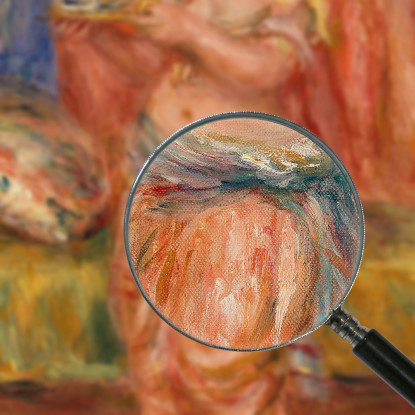 Odalisca Con Set Da Tè Odalisca Con Teiera Pierre-Auguste Renoir par371 quadro stampato su tela