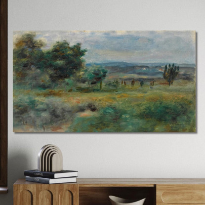 Paesaggio 3 Pierre-Auguste Renoir par375 quadro stampato su tela