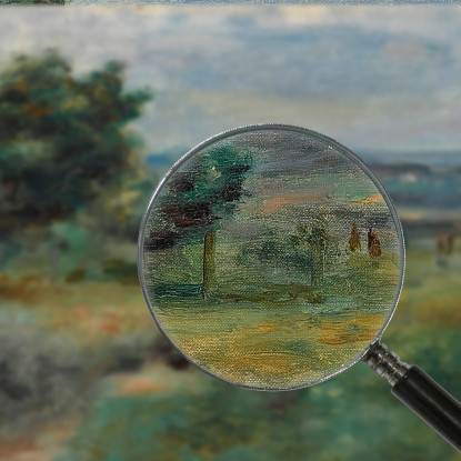 Paesaggio 3 Pierre-Auguste Renoir par375 quadro stampato su tela