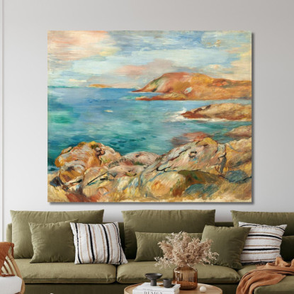 Paesaggio Balneare Pierre-Auguste Renoir par386 quadro stampato su tela