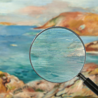 Paesaggio Balneare Pierre-Auguste Renoir par386 quadro stampato su tela