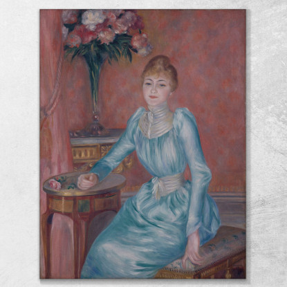 Ritratto Di Madame De Bonnieres Pierre-Auguste Renoir par414 quadro stampato su tela
