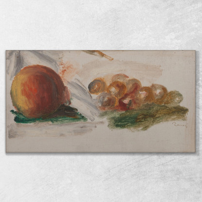 Pesca E Uva Pierre-Auguste Renoir par425 quadro stampato su tela