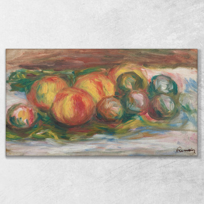 Pesche E Prugne Pierre-Auguste Renoir par426 quadro stampato su tela