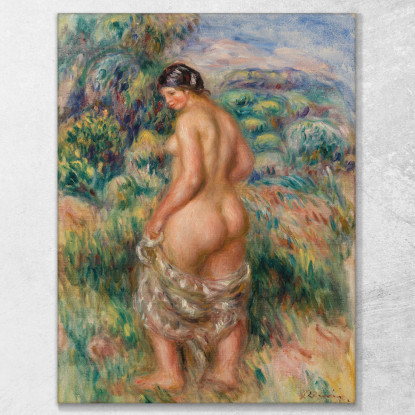 Bagnante In Piedi Pierre-Auguste Renoir par452 quadro stampato su tela