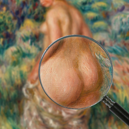 Bagnante In Piedi Pierre-Auguste Renoir par452 quadro stampato su tela