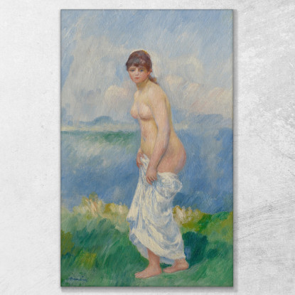 Bagnante In Piedi Pierre-Auguste Renoir par453 quadro stampato su tela